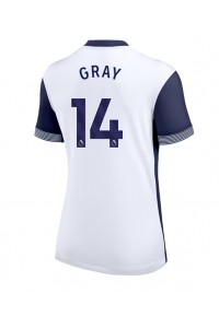 Tottenham Hotspur Archie Gray #14 Fotballdrakt Hjemme Klær Dame 2024-25 Korte ermer